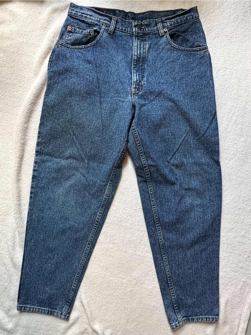 Levi's Medium-Wash Relaxed Fit Straight Leg Jeans